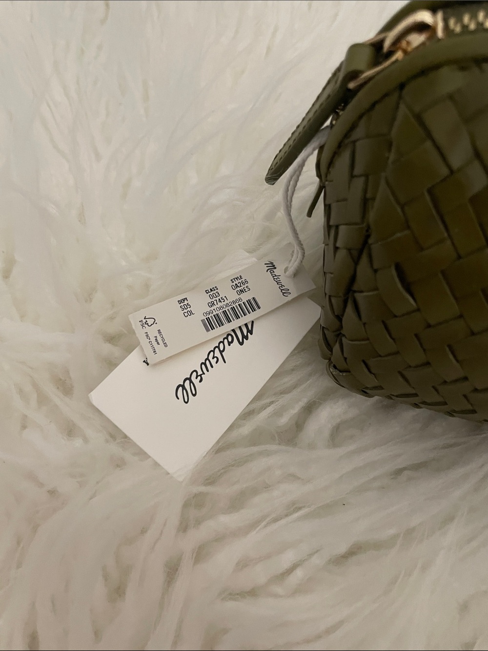Madewell The Signature Woven Zip Pouch - Picture 2 of 4